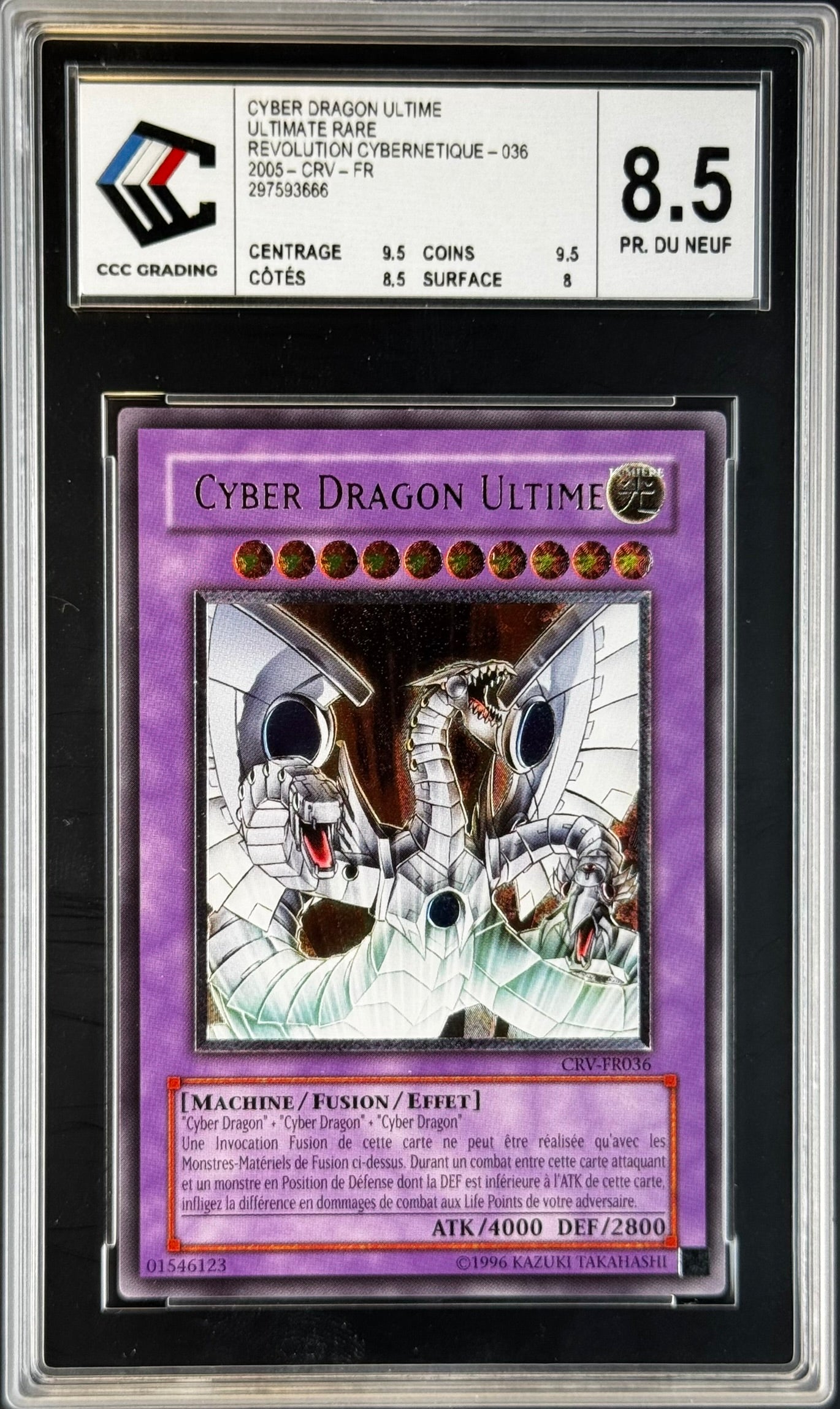 Cyber Dragon Ultime CRV-FR036 Gradé 8.5