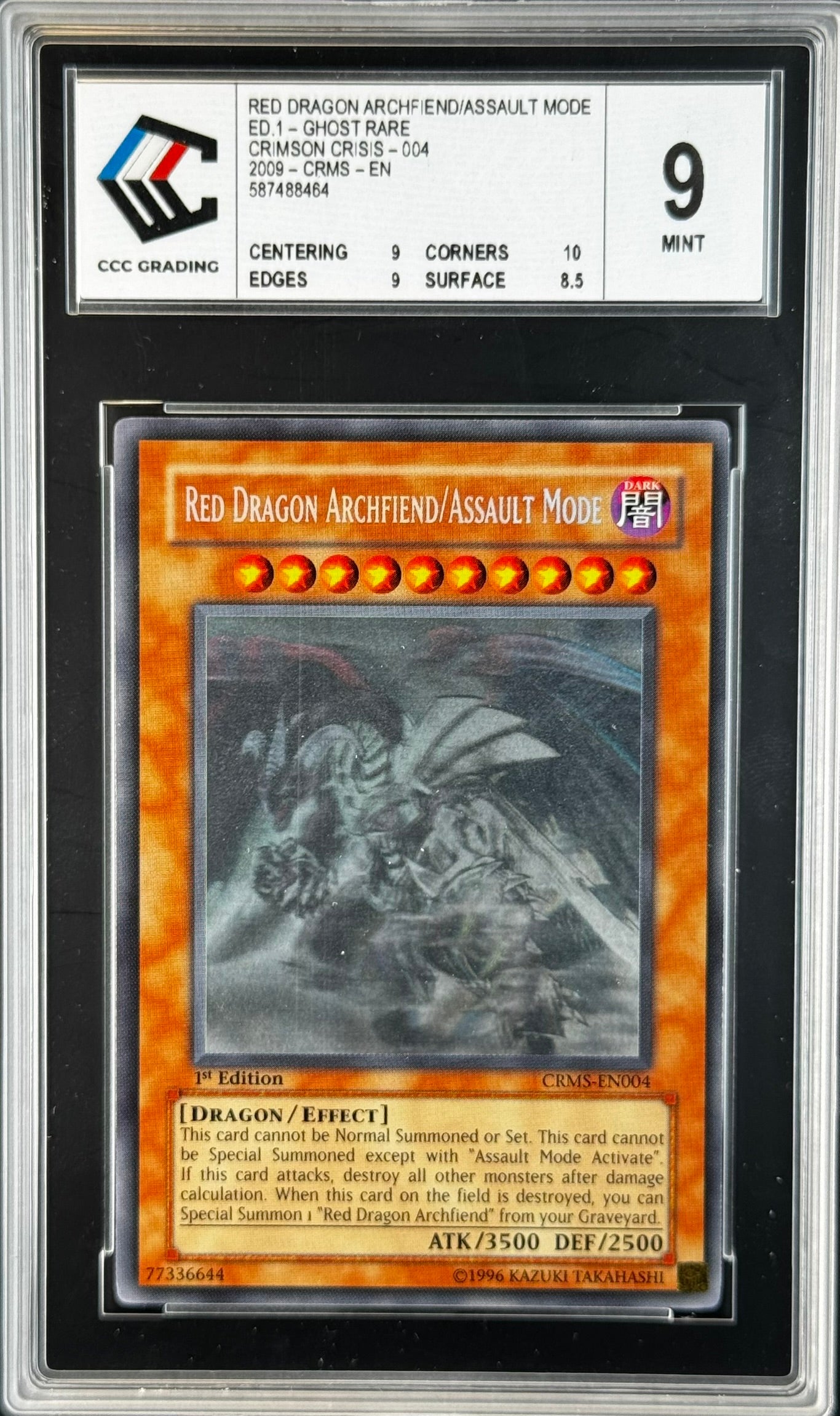 Red Dragon Archfiend/Assault Mode CRMS-EN004 1st Gradé 9