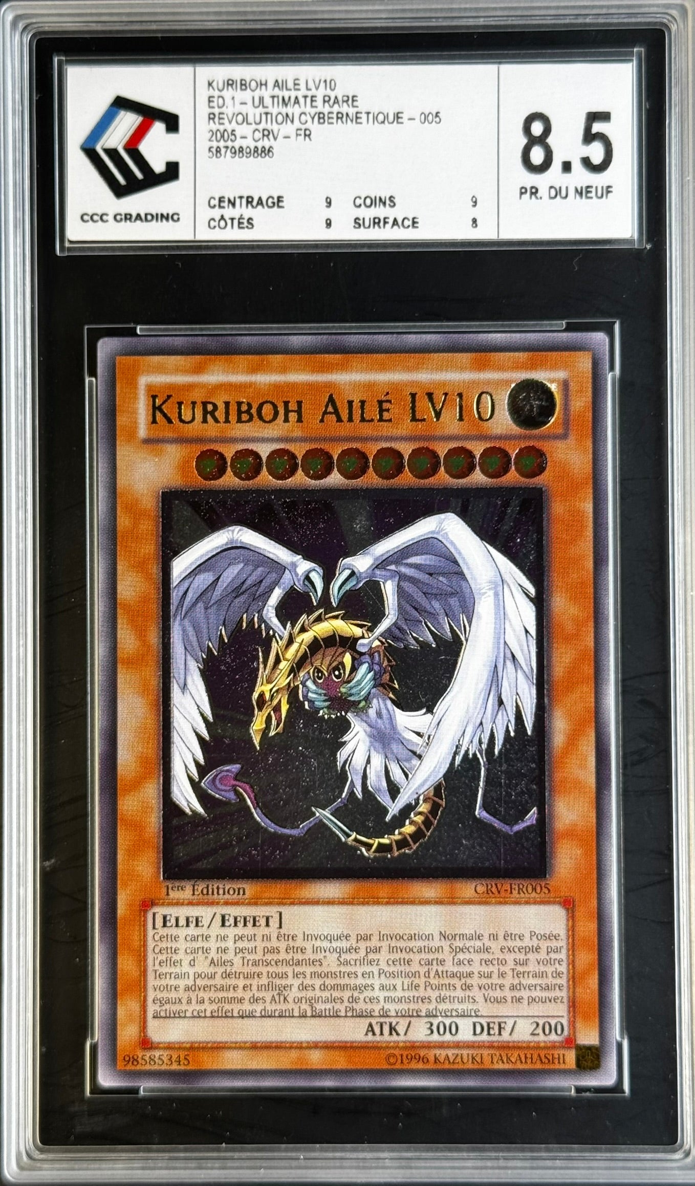 Kuriboh Ailé LV10 CRV-FR005 1st gradé 8.5