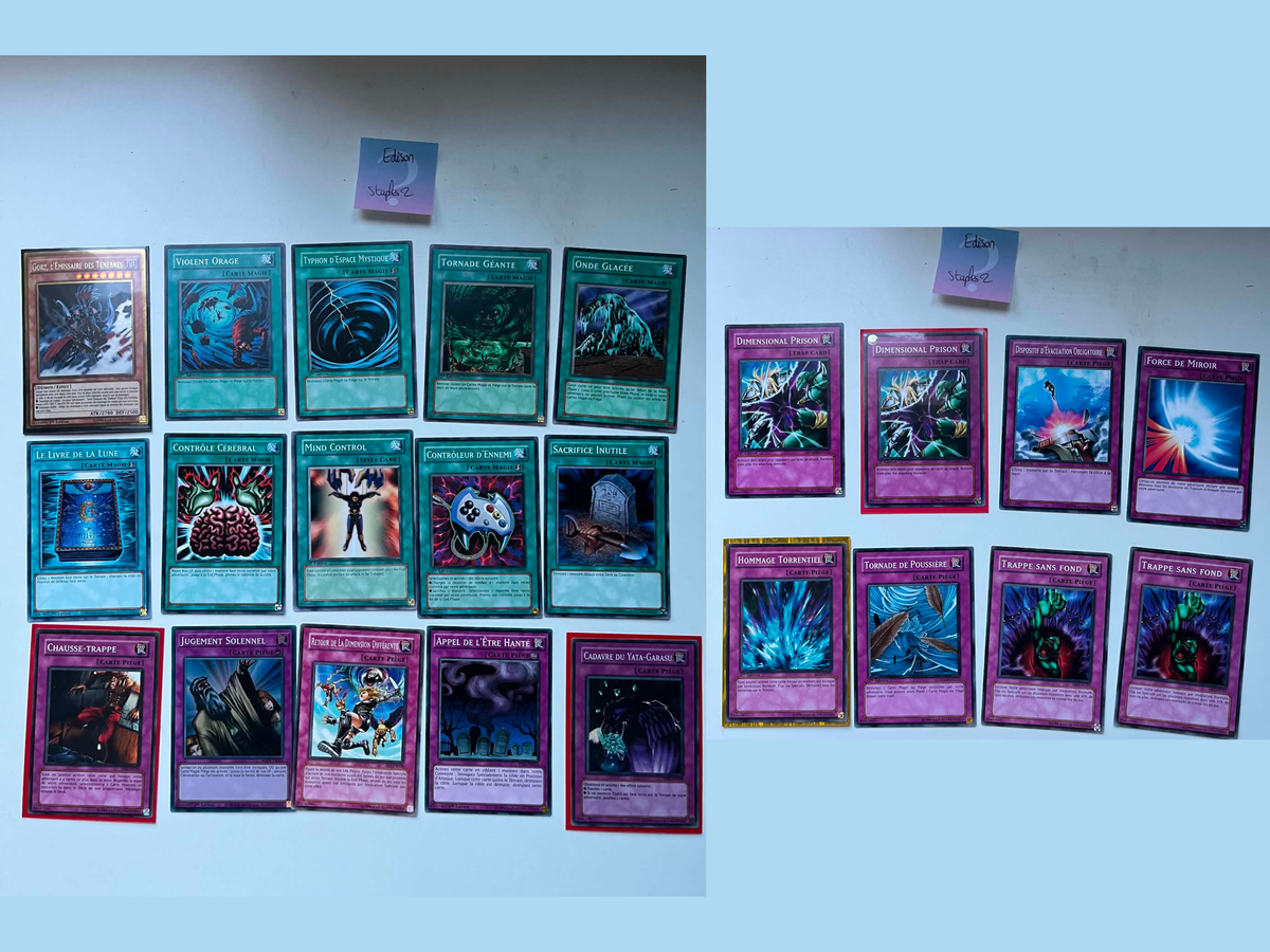 Lot staples Edison Format #2