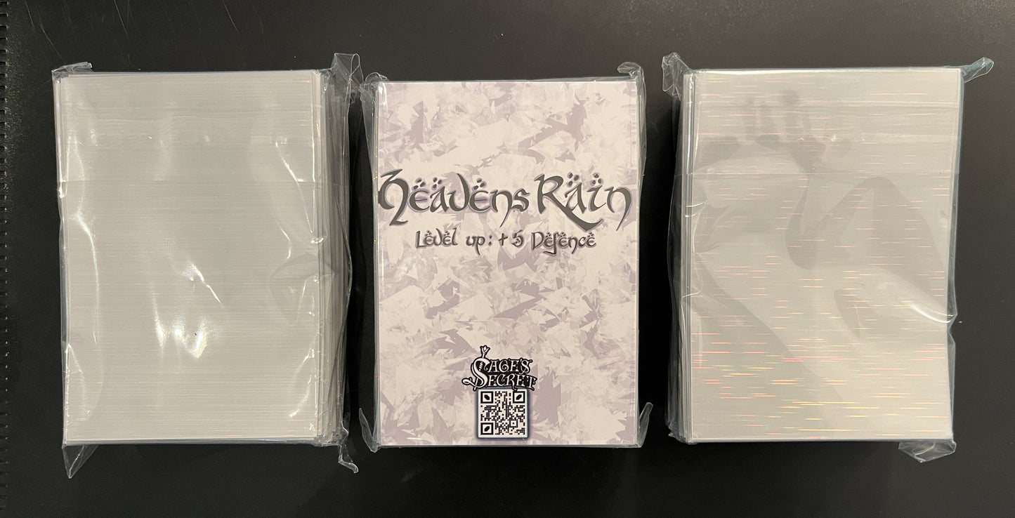 Sleeve Heavens Rain de Ghezzi - Paquet de 100 sleeves