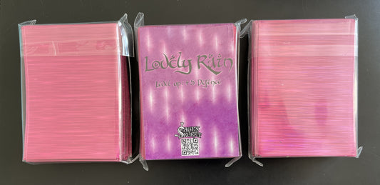 Sleeve Lovely Rain de Ghezzi - Paquet de 100 sleeves