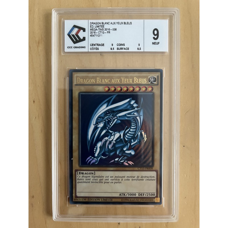 Dragon Blanc aux Yeux Bleus CT13-FR008 gradé 9