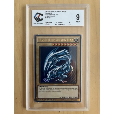 Dragon Blanc aux Yeux Bleus CT13-FR008 gradé 9