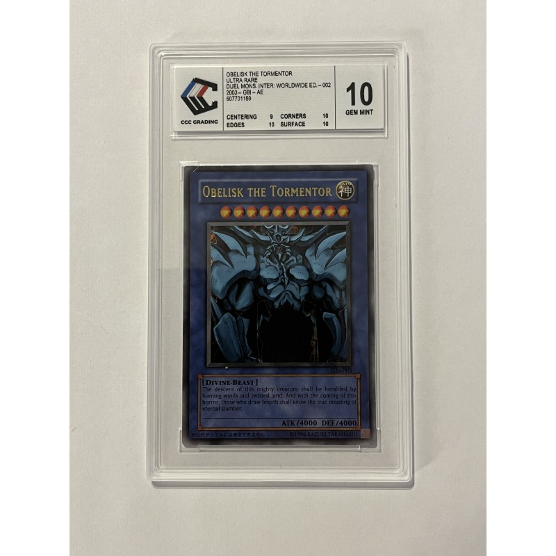 Obelisk the Tormentor GBI Ultra Gradé 10