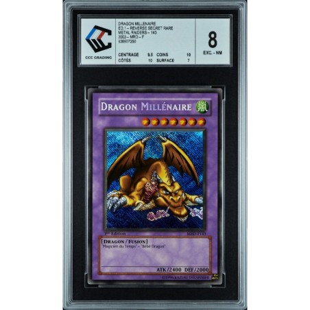 Dragon Millénaire Reverse Foil MRD 1st Gradé 8