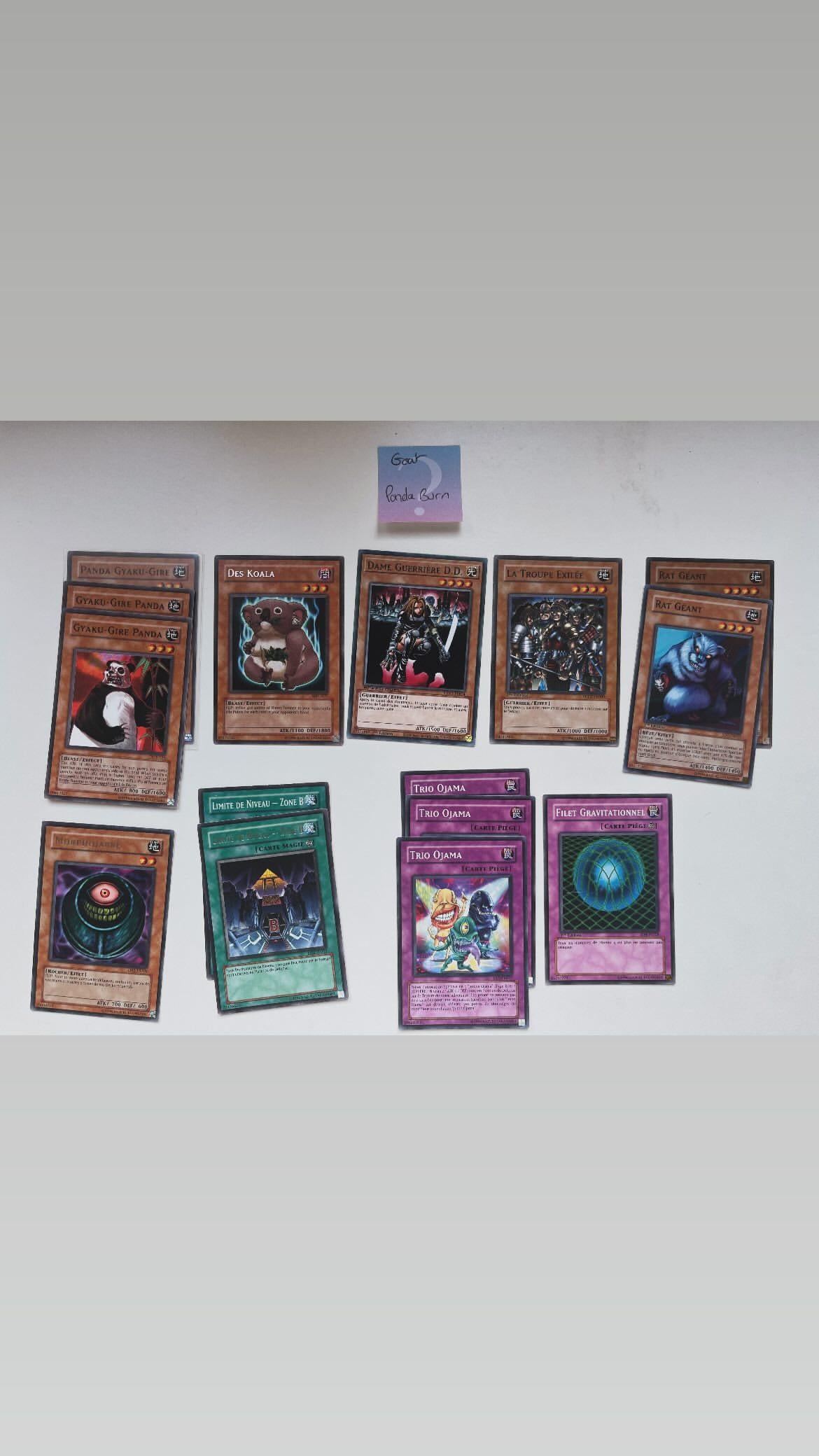 Base Panda Burn Goat + Cartes stratégies