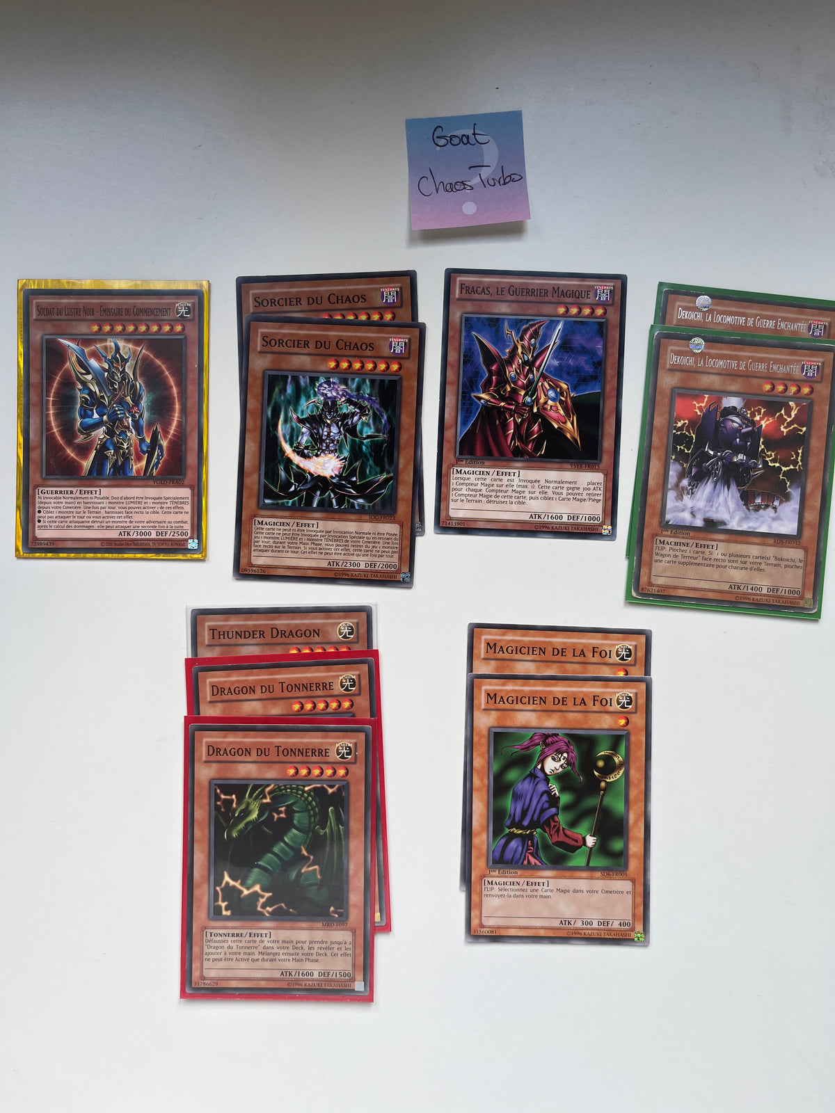 Lot Bases de Deck Format Rétro
