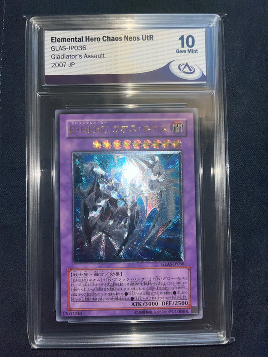 Elemental Hero Chaos Neos GLAS-JP036 Gradé 10