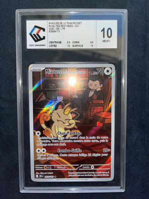 Miaouss de la Team Rocket DRI 203/182 Gradé 10