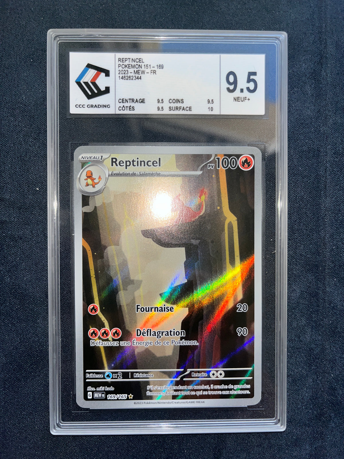 Reptincel 169/165 Gradé 9,5