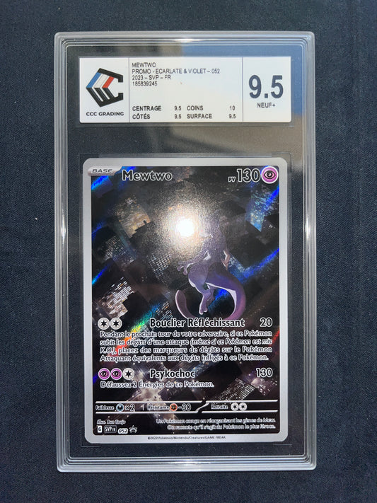 Mewtwo Promo 151 EV3.5 Gradé 9.5