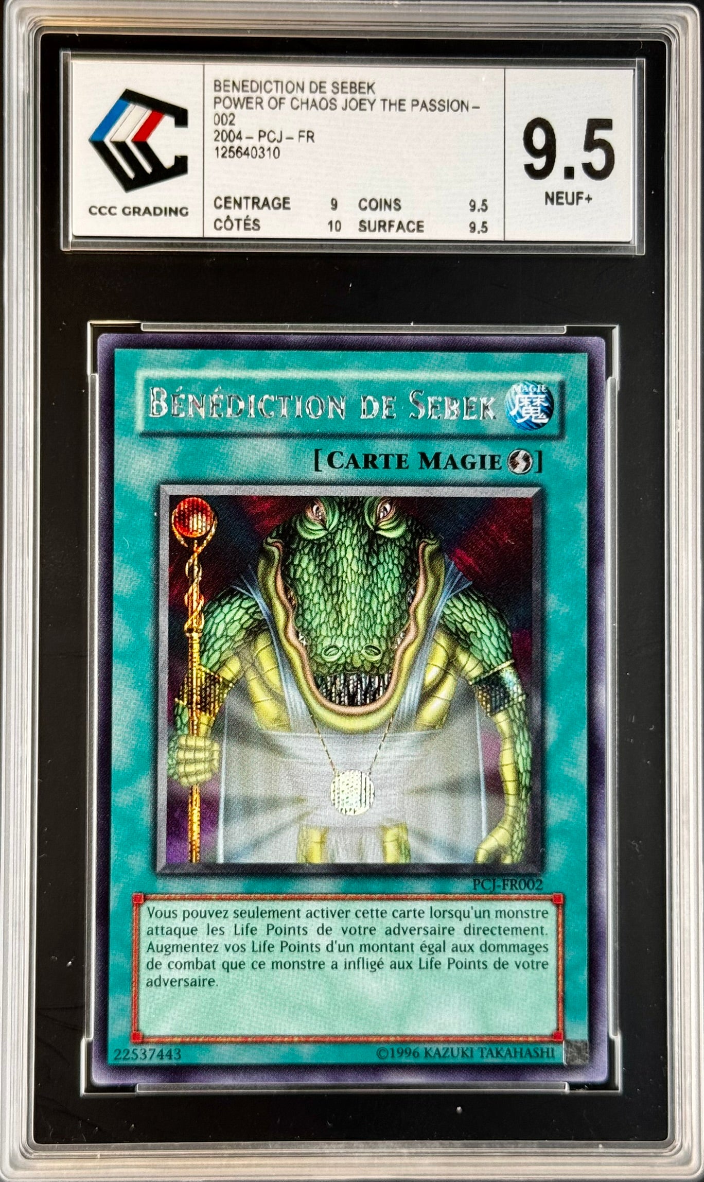 Bénédiction de Sebek PCJ Gradé 9.5