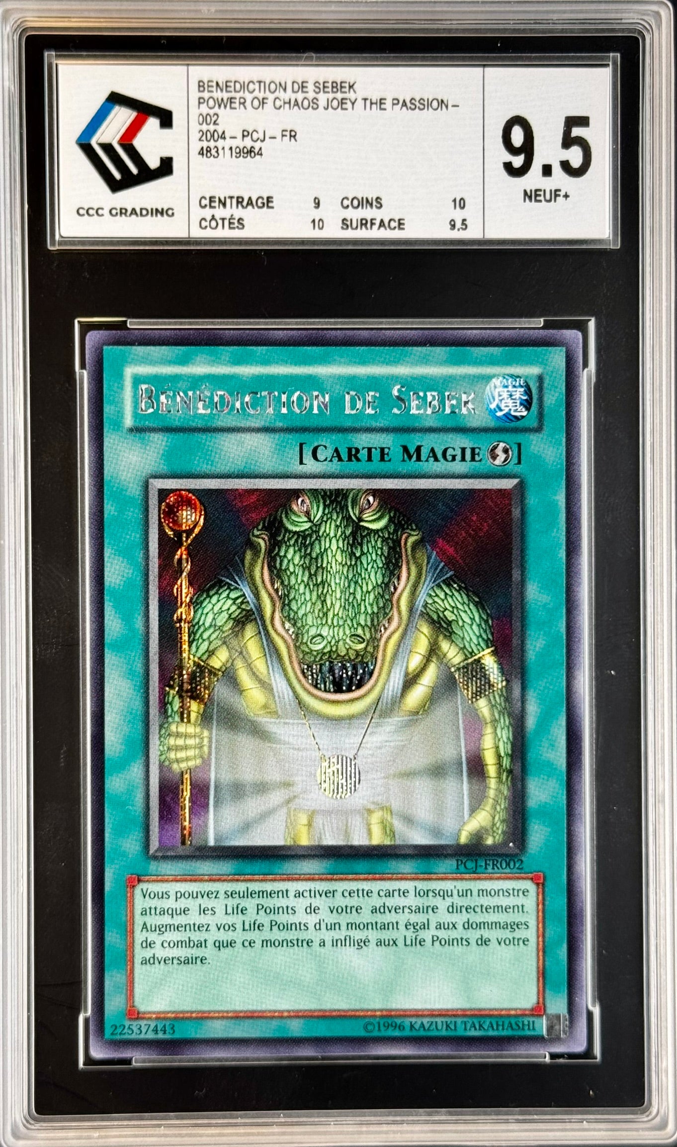 Bénédiction de Sebek PCJ Gradé 9.5