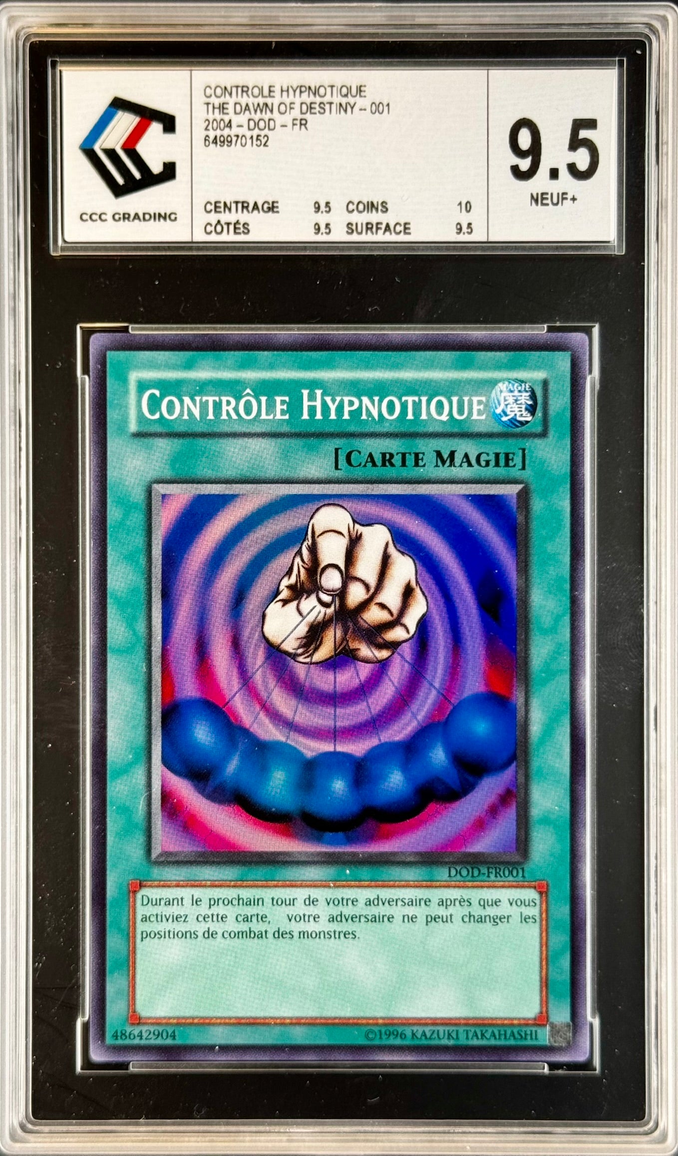 Contrôle Hypnotique DOD-FR001 gradé 9.5