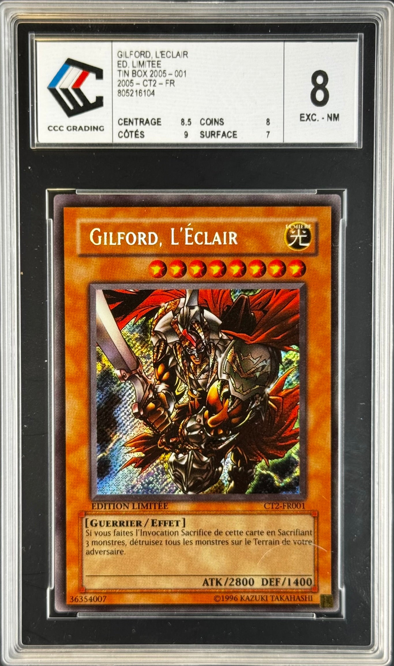 Gilford, l'Eclair CT2-FR001 Gradé 8