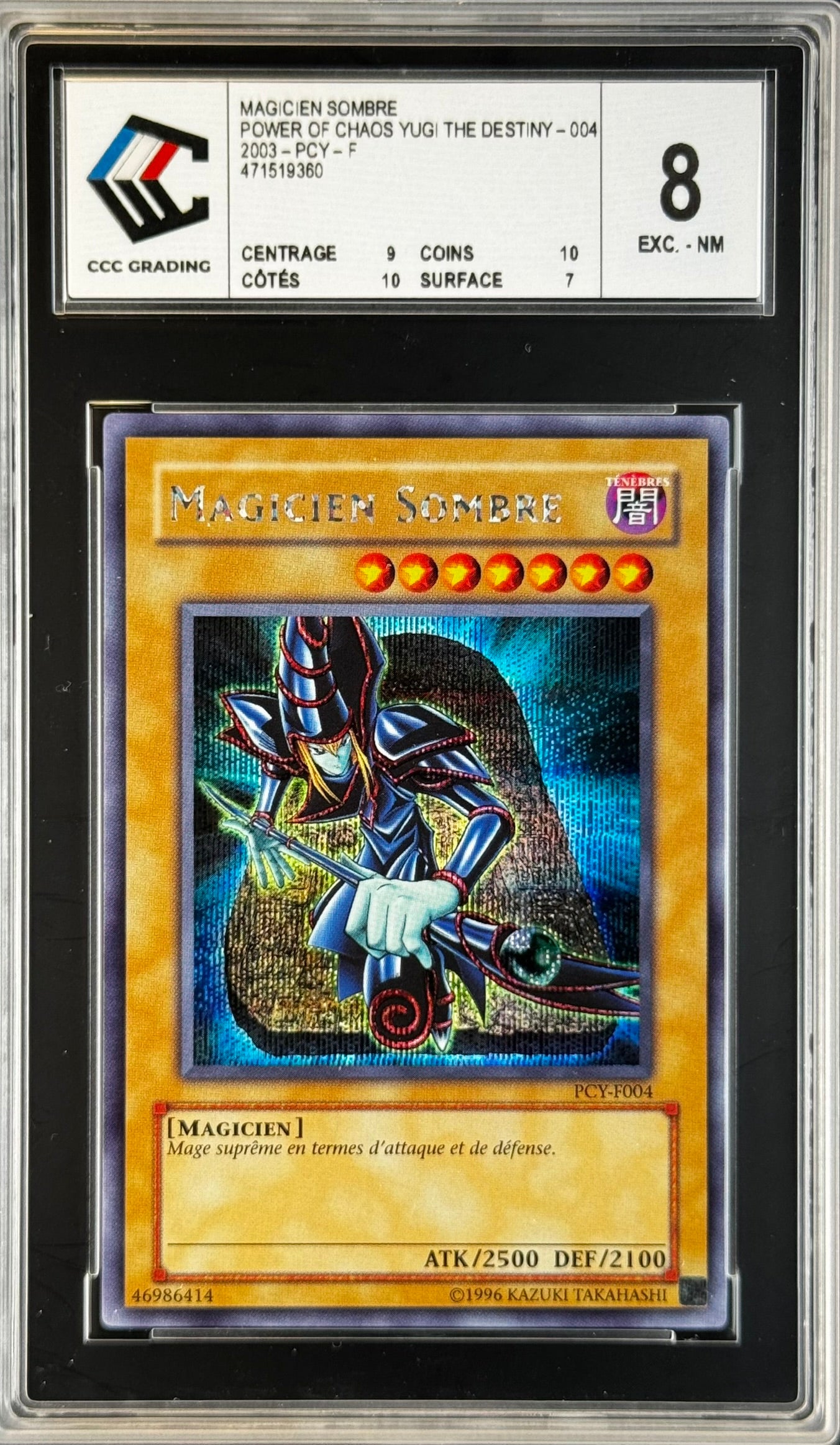 Magicien Sombre PCY Gradé 8