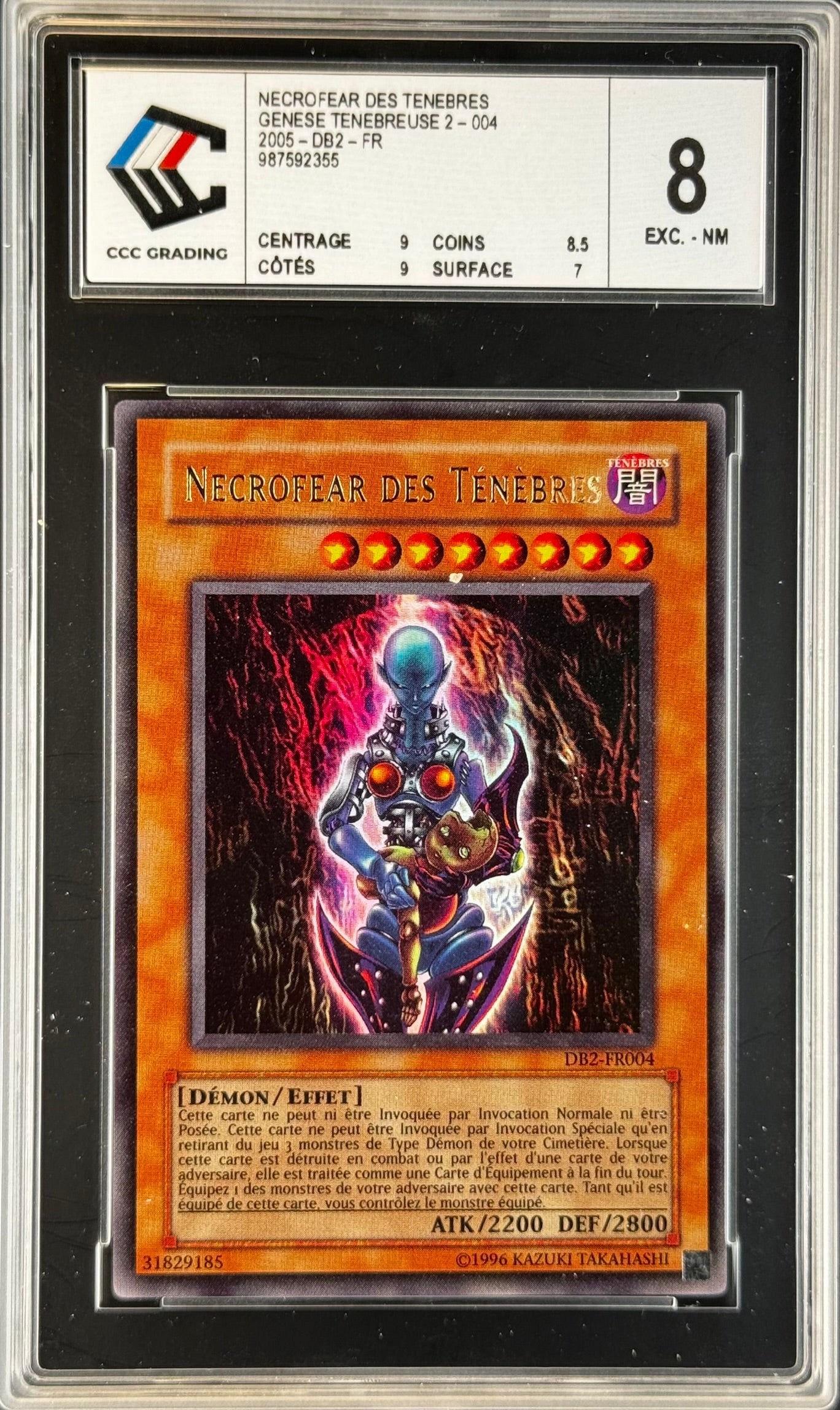 Necrofear des Ténèbres DB2-FR004 Gradé 8