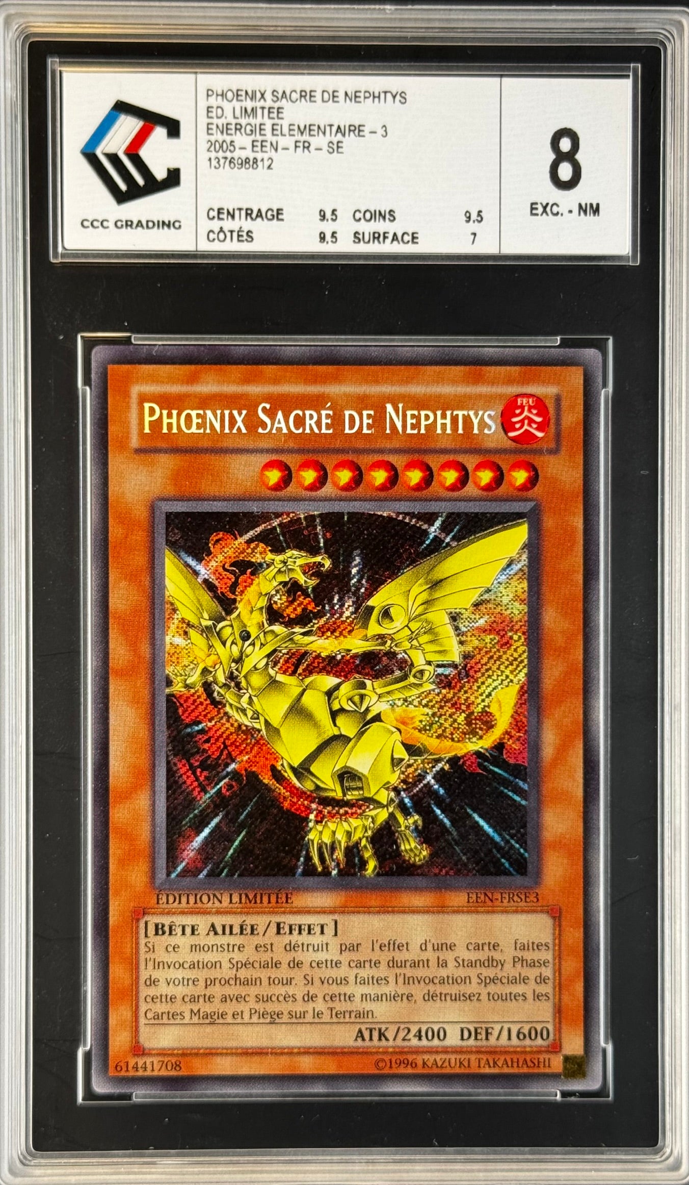 Phoenix Sacré de Nephtys EEN Gradé 8