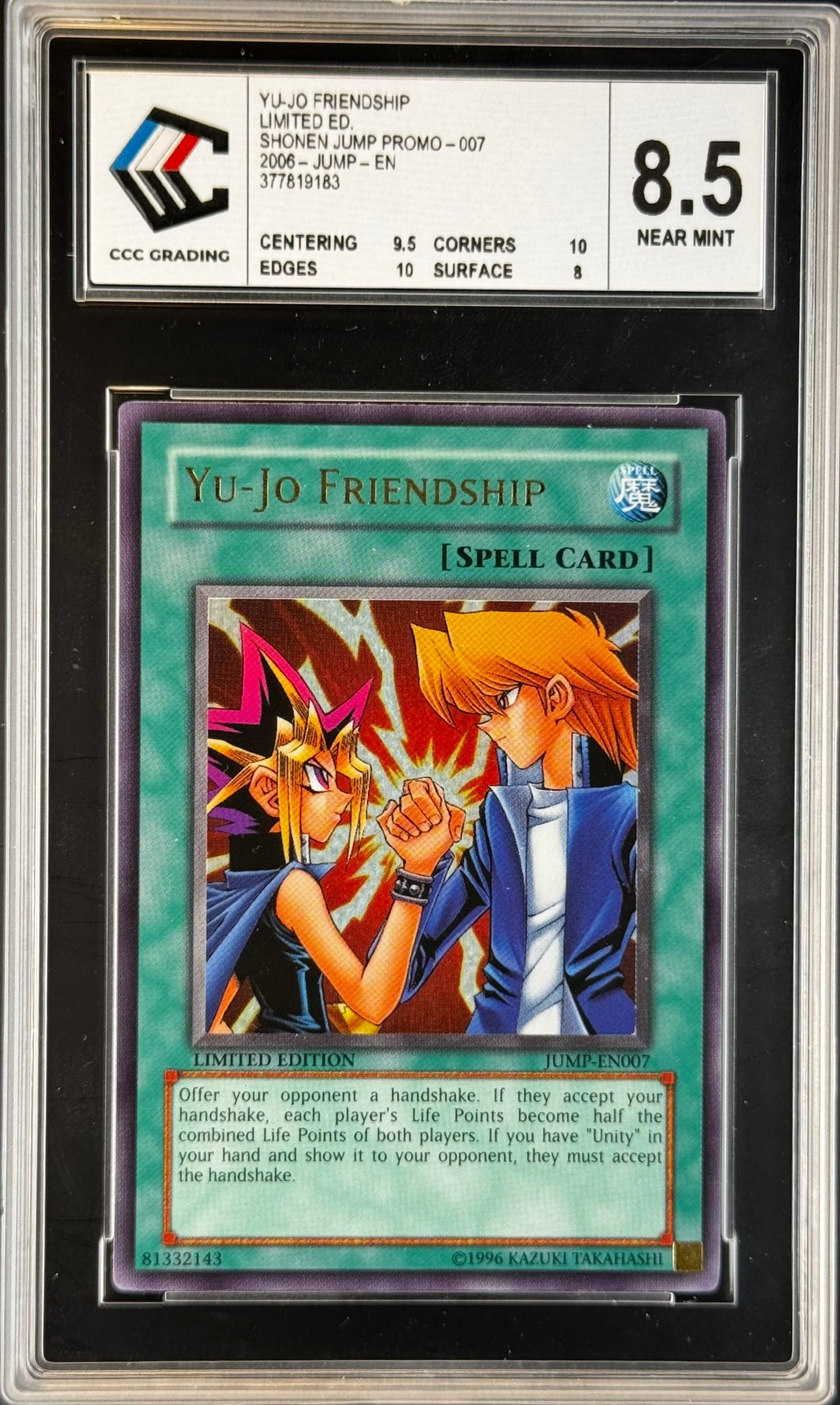 Yu-Jo Friendship JUMP-EN007 gradé 8.5