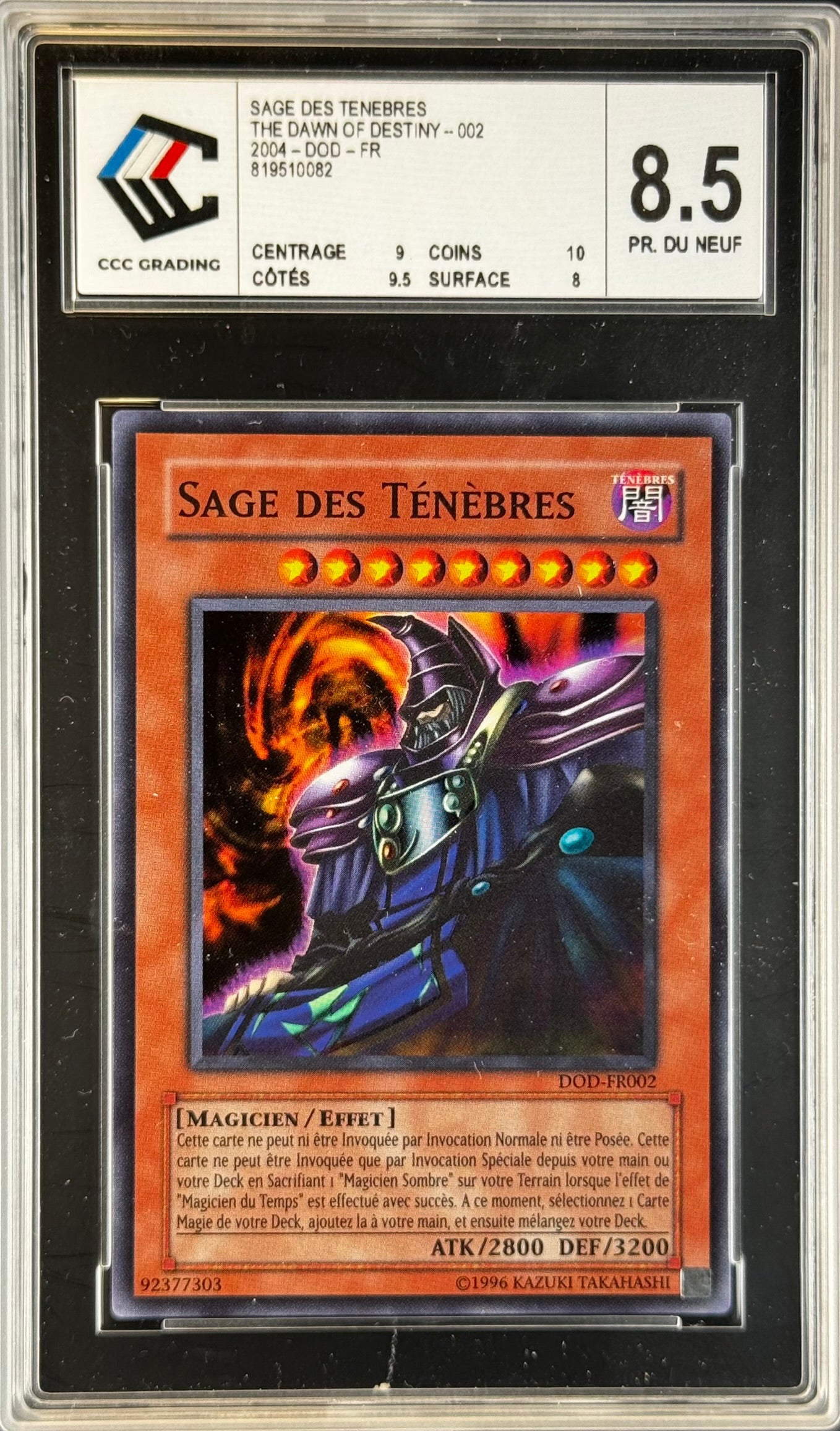 Sage des Ténèbres DOD-FR002 Gradé 8.5