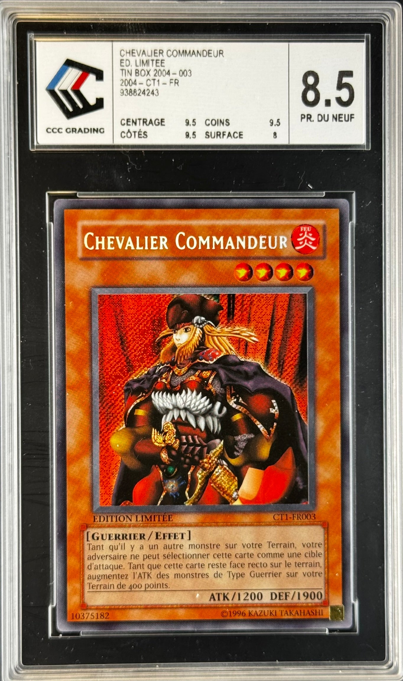 Chevalier Commandeur CT1-FR003 gradé 8.5