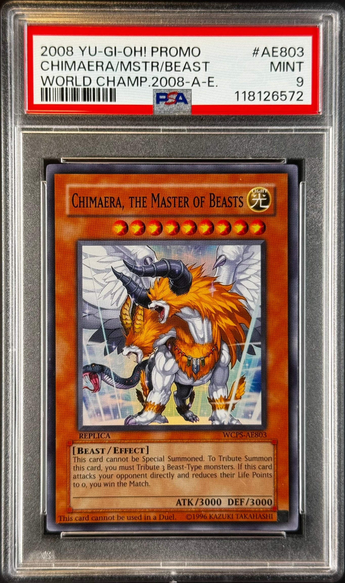 Chimaera The Master of Beasts WCPS-AE803 Gradé 9