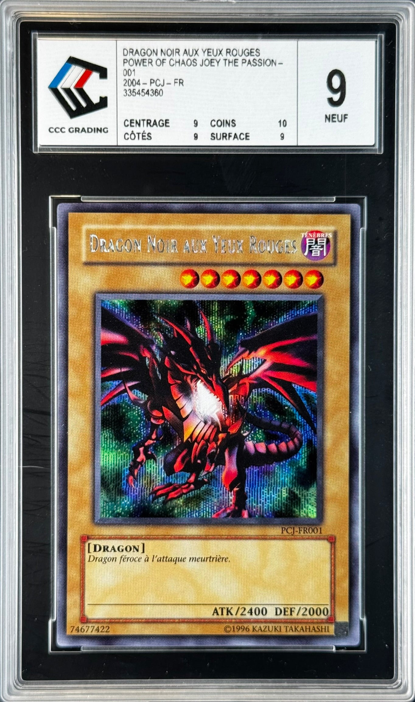 Dragon Noir aux Yeux Rouges PCJ  Gradé 9