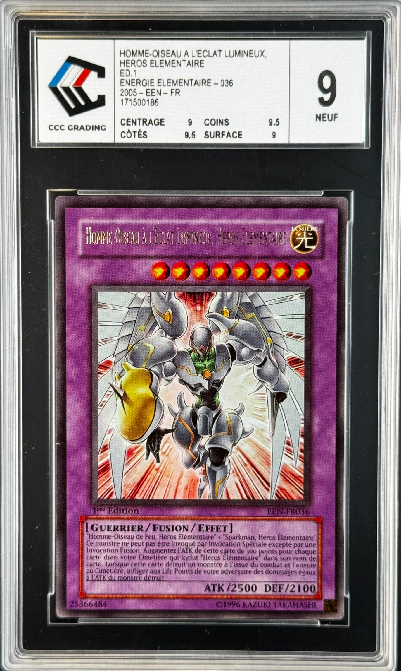 Homme Oiseau à l'Eclat Lumineux Héros Elémentaire EEN 1st Gradé 9