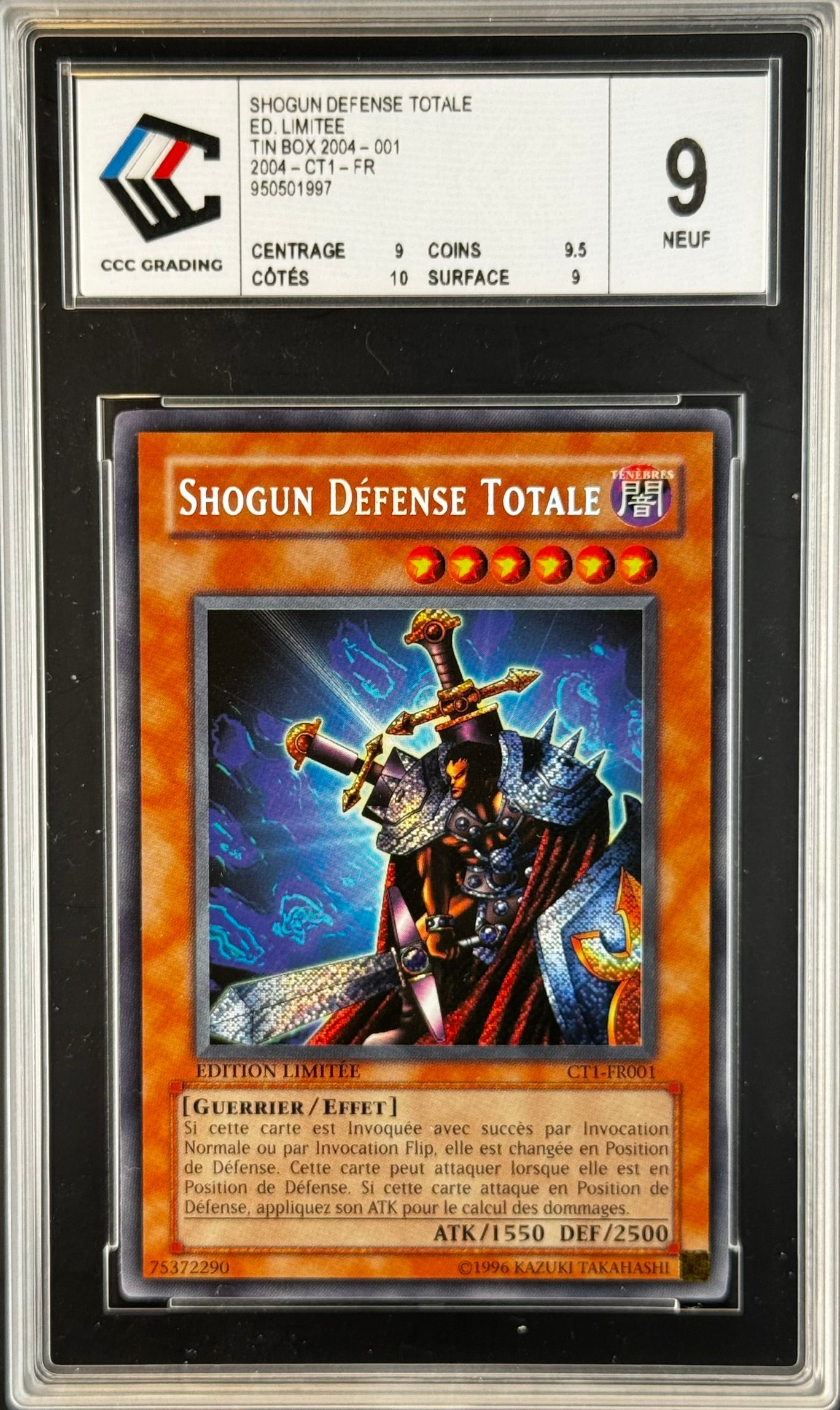 Shogun Défense Totale CT1-FR001 Gradé 9
