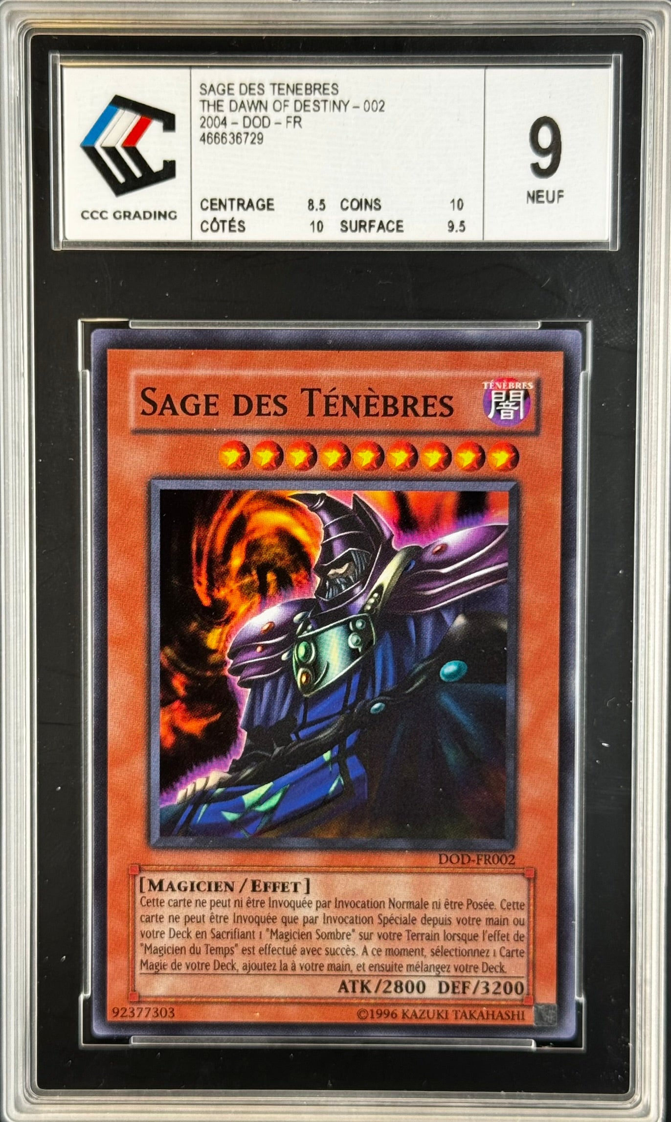 Sage des Ténèbres DOD-FR002 Gradé 9