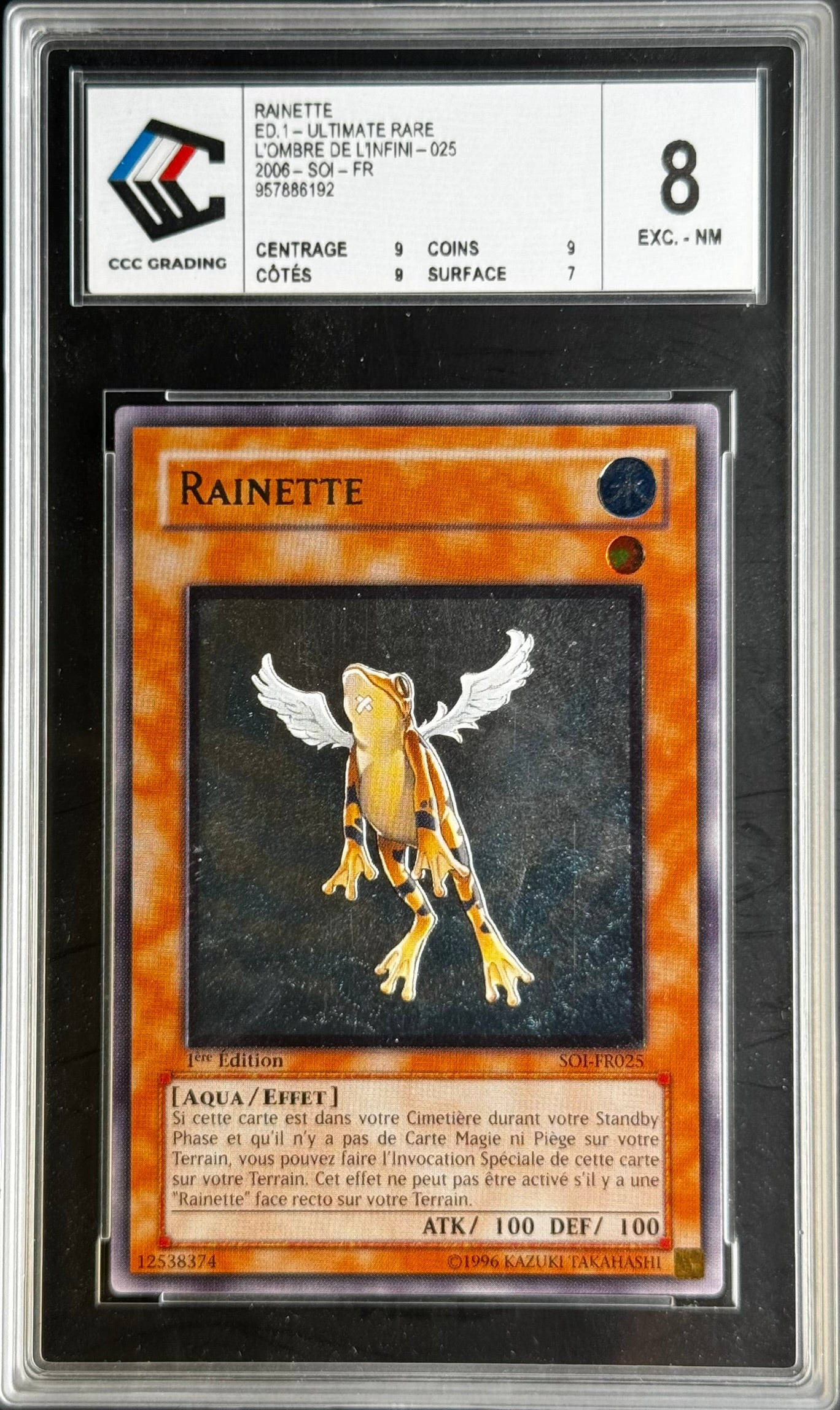 Rainette SOI 1st Ultimate Gradé 8