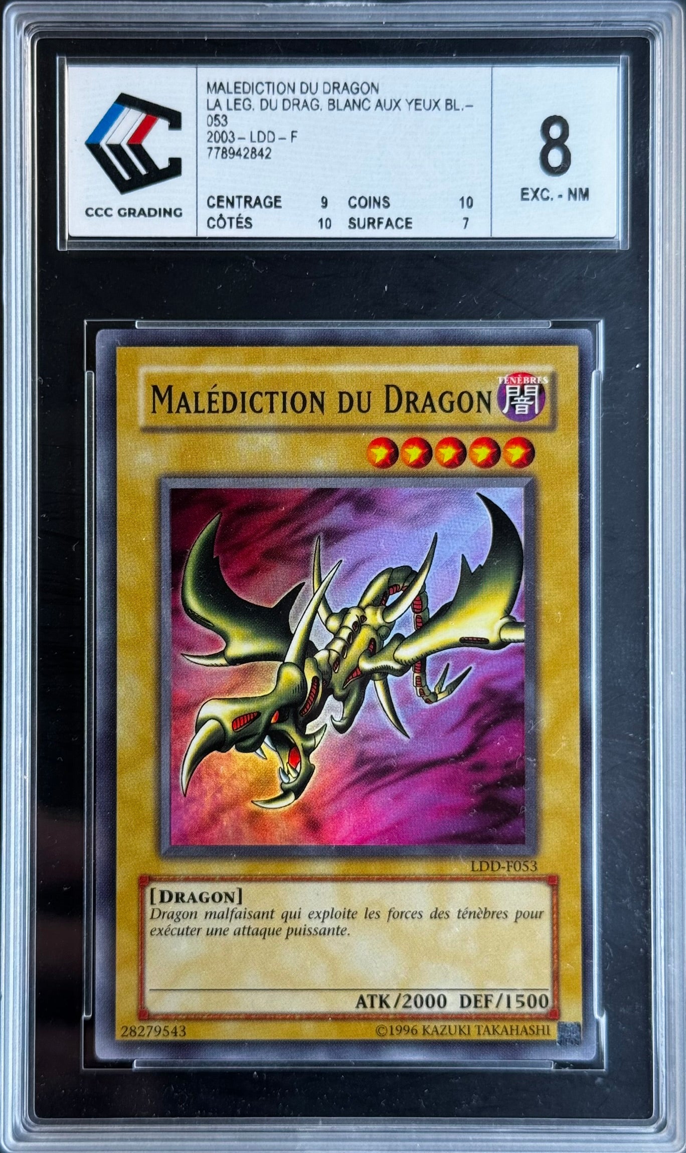 Malédiction du Dragon LDD-F053 gradé 8