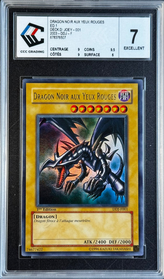 Dragon Noir Aux Yeux Rouge DDJ-F001 1st Gradé 7