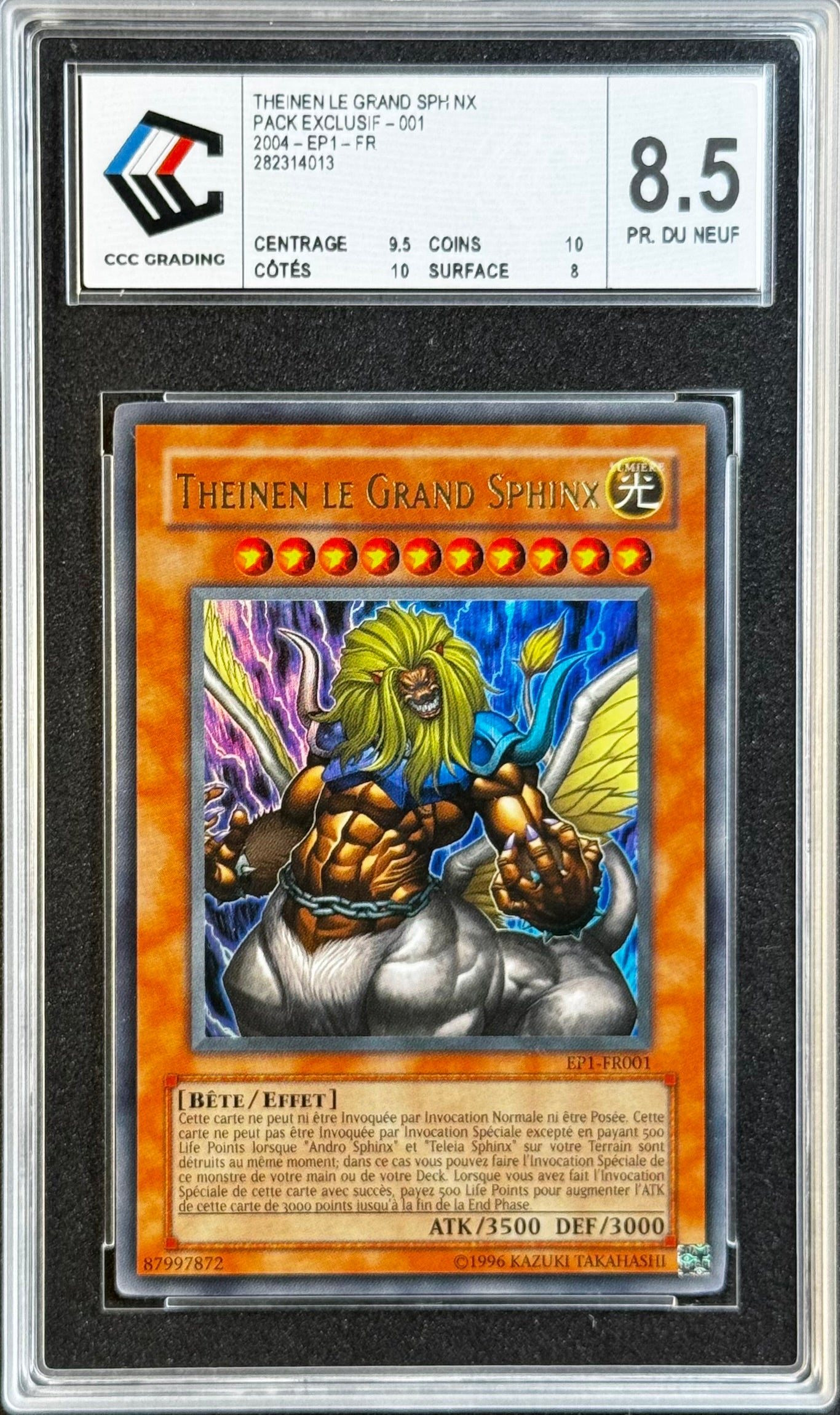 Theinen Le Grand Sphinx EP1-FR001 Gradé 8.5