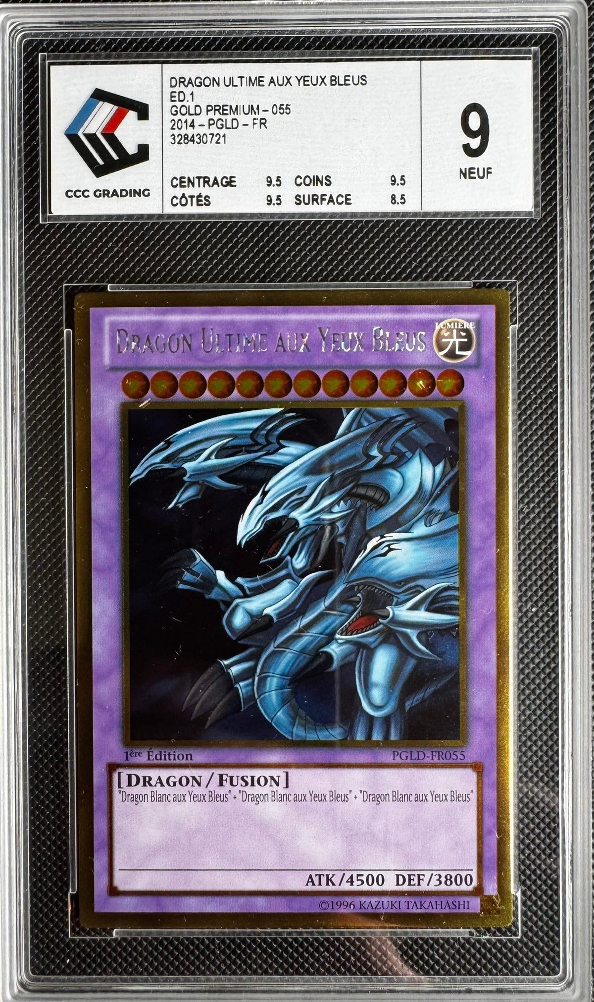 Dragon Ultime aux Yeux Bleus PGLD-FR055 1st Gradé 9