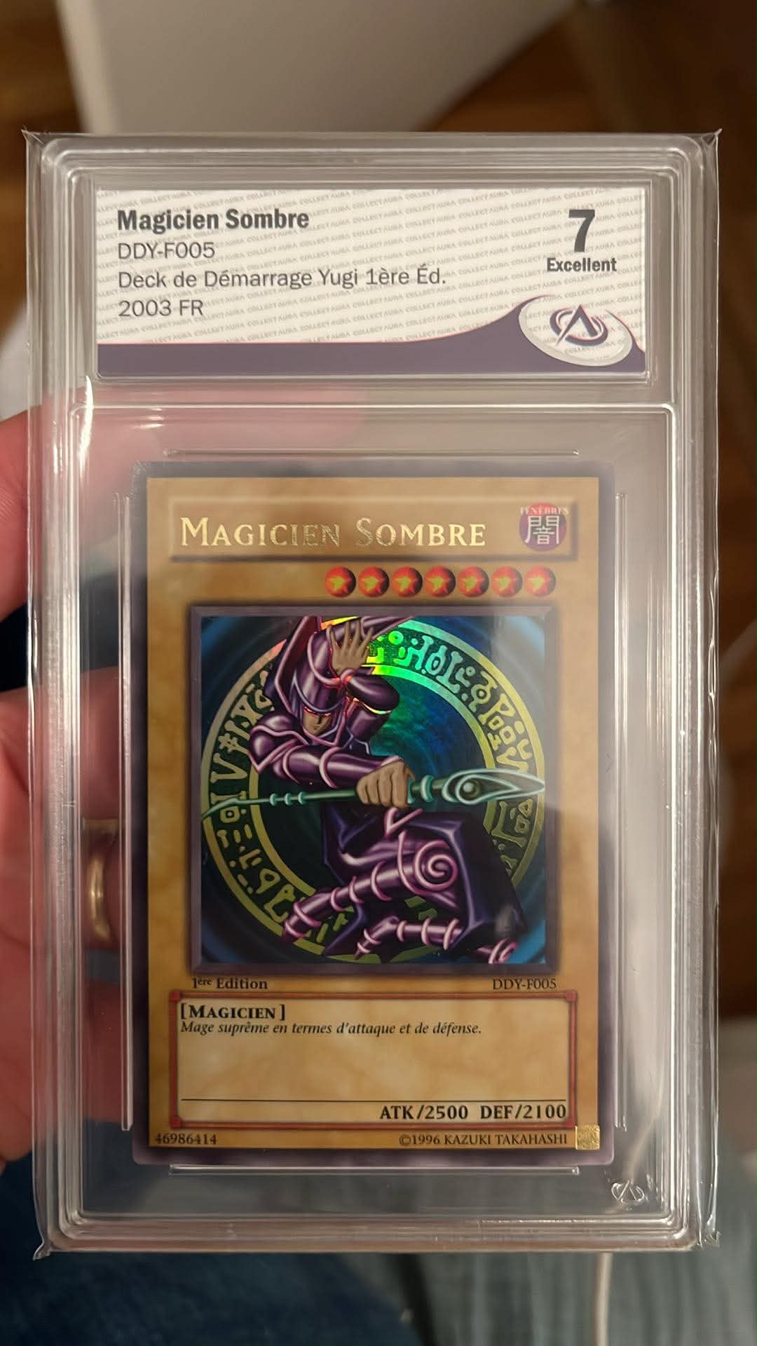 Lot Dragon Blanc DDK et Magicien Sombre DDY 1st Gradé CA 7